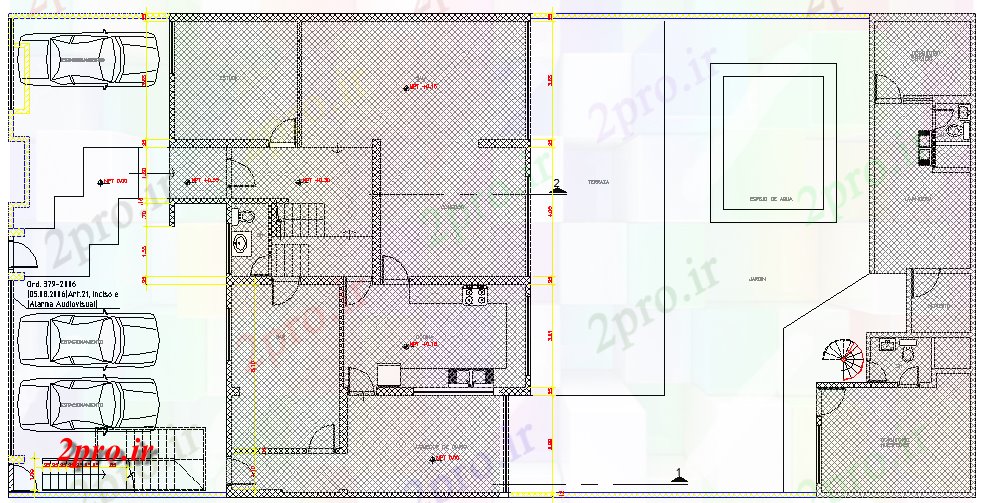 دانلود نقشه مسکونی ، ویلایی ، آپارتمان دو کف سازی خانواده خانه طراحی و جزییات ساختار 15 در 22 متر (کد63394)