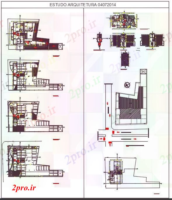 دانلود نقشه مسکونی ، ویلایی ، آپارتمان مسکونی معماری 13 در 21 متر (کد63484)