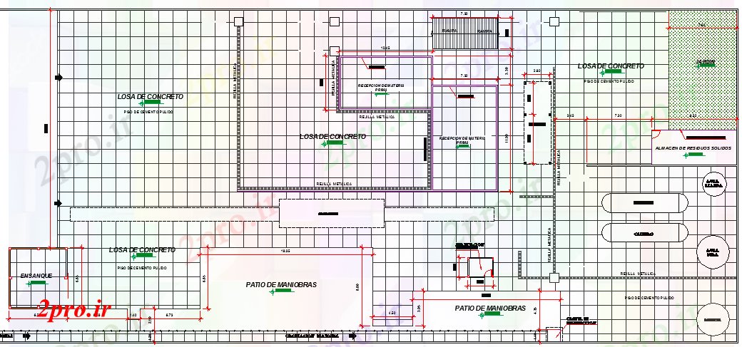 دانلود نقشه کارخانه صنعتی  ، کارگاه پودر ماهی کارخانه طراحی و توزیع نمای (کد63505)