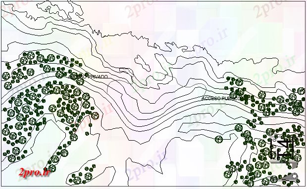 دانلود نقشه باغ  شخصیباغ   ساحل خانه نمای  (کد63707)