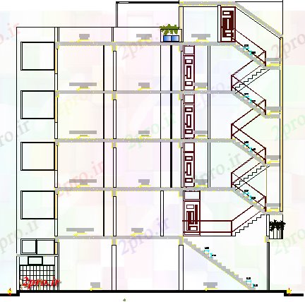 دانلود نقشه مسکونی ، ویلایی ، آپارتمان تجارت خانه طراحی معماری و بخش جزئیات 10 در 16 متر (کد63739)