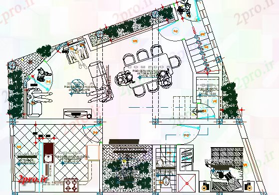 دانلود نقشه مسکونی  ، ویلایی ، آپارتمان  ساختمان مسکونی طراحی و جزییات  ساختار  (کد63756)