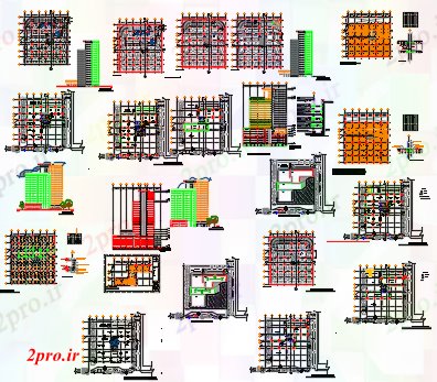 دانلود نقشه ساختمان دولتی ، سازمانی پروژه تجارت ساختمان 12 در 39 متر (کد63763)