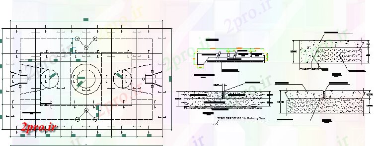 دانلود نقشه ورزشگاه ، سالن ورزش ، باشگاه ورزشی دادگاه نما و  بخش طرحی  (کد63892)