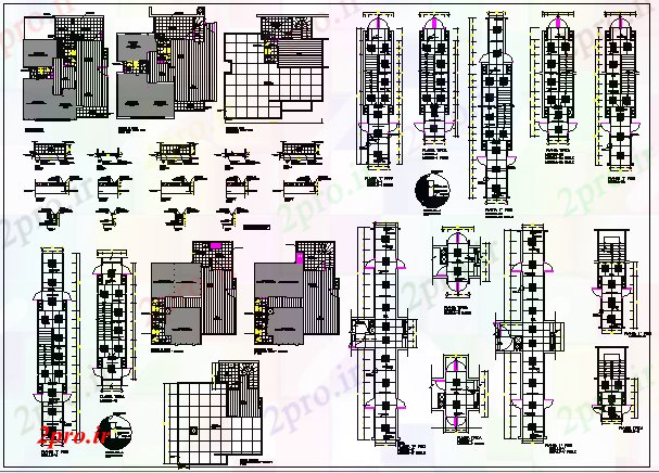 دانلود نقشه ساختمان اداری - تجاری - صنعتی جزئیات طرحی طبقه از Office معماری طرحی 8 در 10 متر (کد64046)