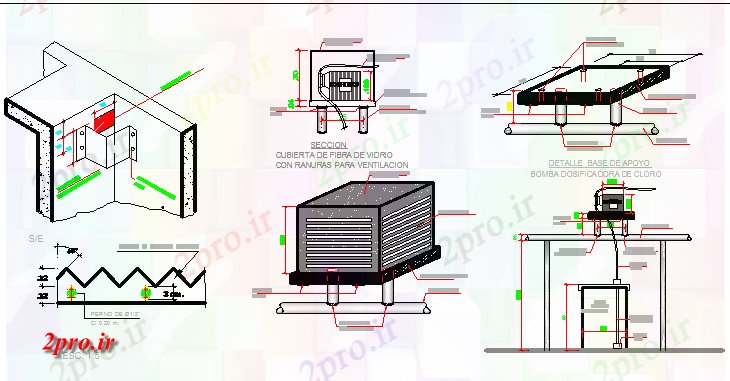 دانلود نقشه کارخانه صنعتی  ، کارگاه هدر  آب تصفیه معماری طرحی  (کد64054)