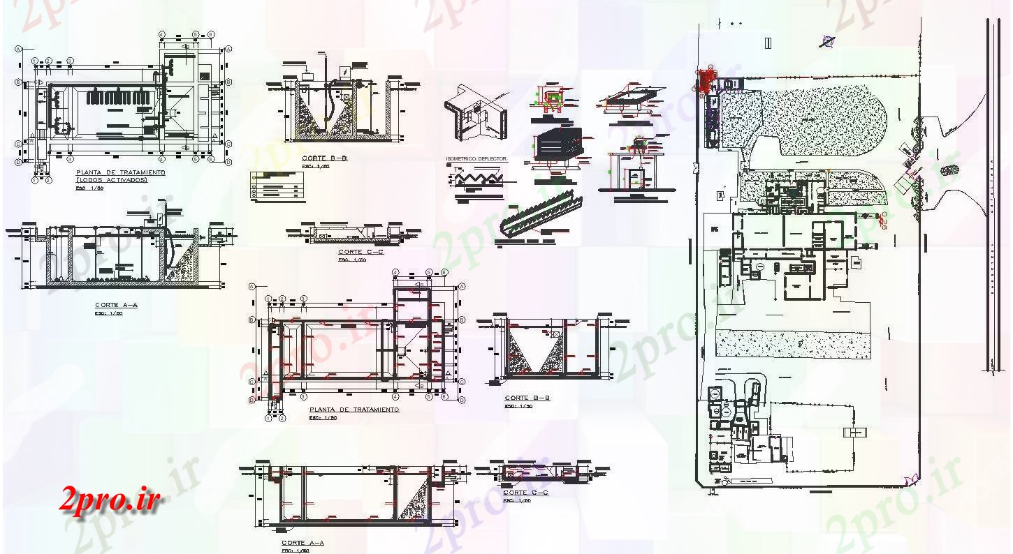 دانلود نقشه کارخانه صنعتی  ، کارگاه هدر  آب تصفیه معماری طرحی و ساختار اطلاعات  (کد64056)