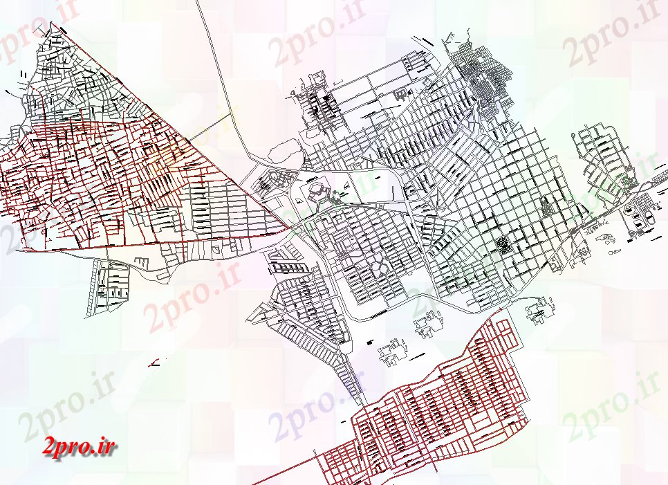 دانلود نقشه برنامه ریزی شهری  شهری شهر برنامه ریزی  (کد64075)