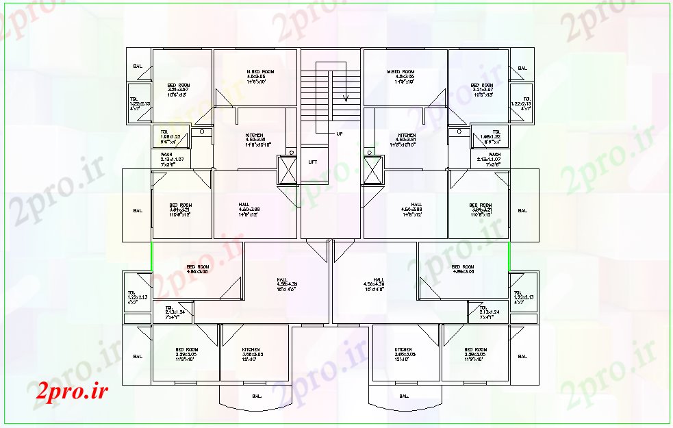 دانلود نقشه مسکونی  ، ویلایی ، آپارتمان  طرحی تخت نظر طراحی (کد64140)