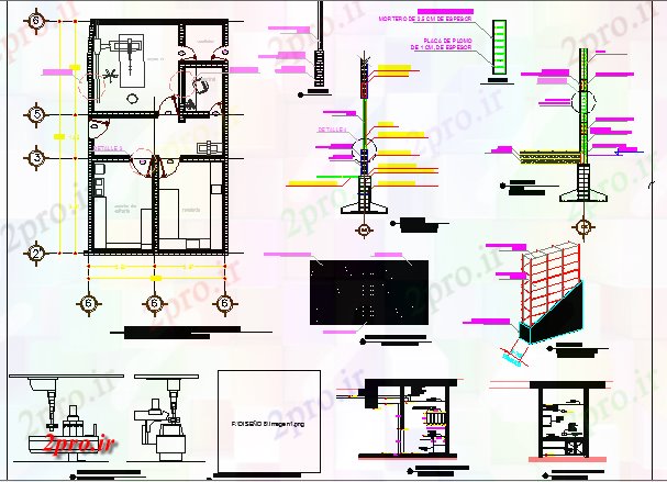 دانلود نقشه بیمارستان - درمانگاه - کلینیک X-Ray در اتاق از پروژه بیمارستان عمومی 5 در 8 متر (کد64174)