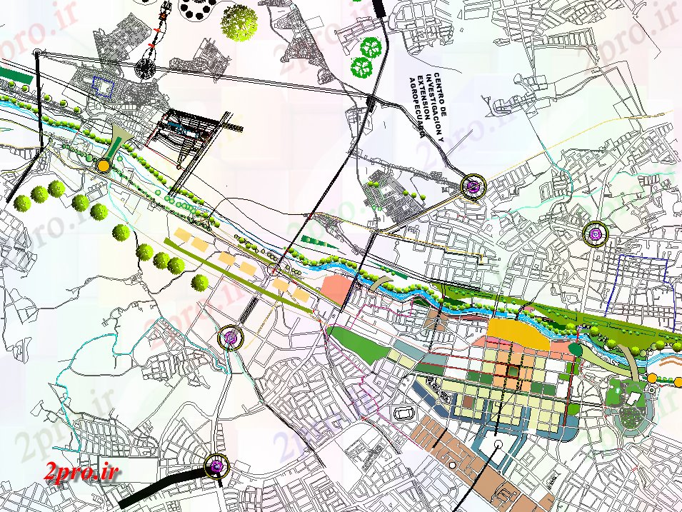 دانلود نقشه برنامه ریزی شهری شهر  برنامه ریزی  (کد64315)