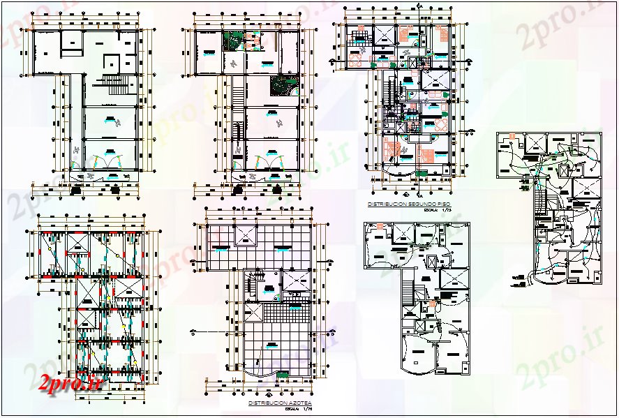 دانلود نقشه دانشگاه ، آموزشکده ، مدرسه ، هنرستان ، خوابگاه - ساختمان مدرسه نظر طراحی طرح 11 در 16 متر (کد64333)