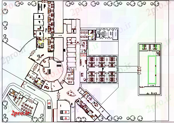 دانلود نقشه بیمارستان -  درمانگاه -  کلینیک اطلاعات ساختار  بیماری تسهیلات بیمارستان مراقبت  (کد64515)