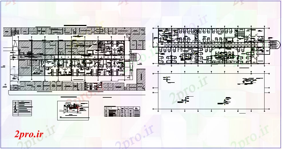 دانلود نقشه سایر بلوک ها شرایط هوا سیستم را  کنید با طراحی طرحی طبقه از بیمارستان (کد64603)