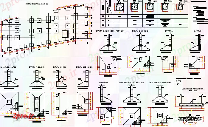 دانلود نقشه جزئیات ساخت و ساز  های خصوصی بیمارستان معماری پروژه های  (کد64804)