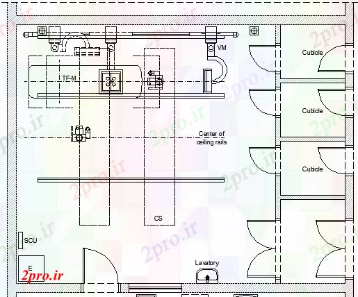 دانلود نقشه بیمارستان - درمانگاه - کلینیک دیجیتال تروما اشعه ایکس معماری اتاق طرحی 16 در 19 متر (کد64876)