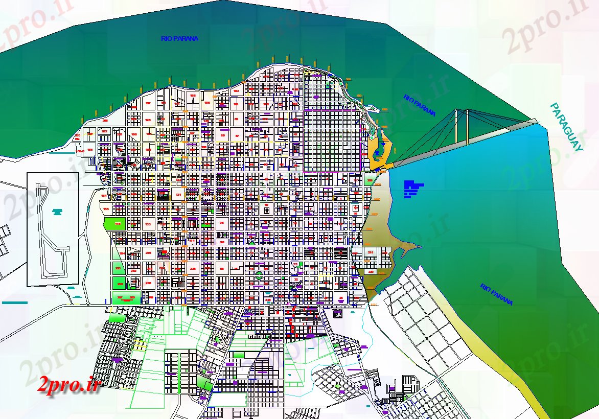دانلود نقشه برنامه ریزی شهری پسدس برنامه ریزی شهری (کد64911)