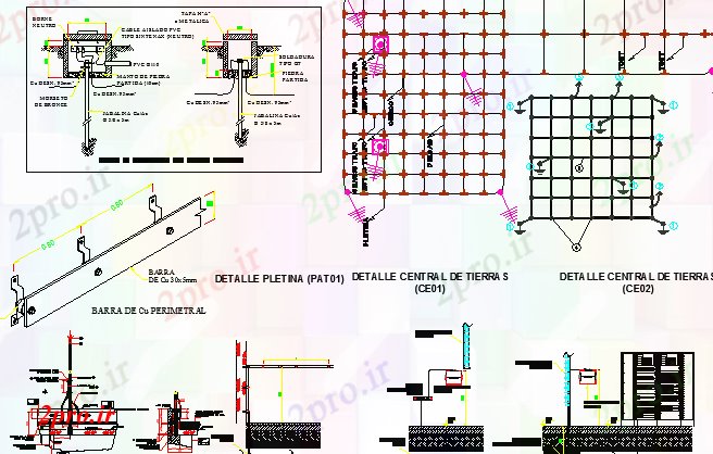 دانلود نقشه معماری نصب و راه اندازی برق پروژه معماری (کد65125)