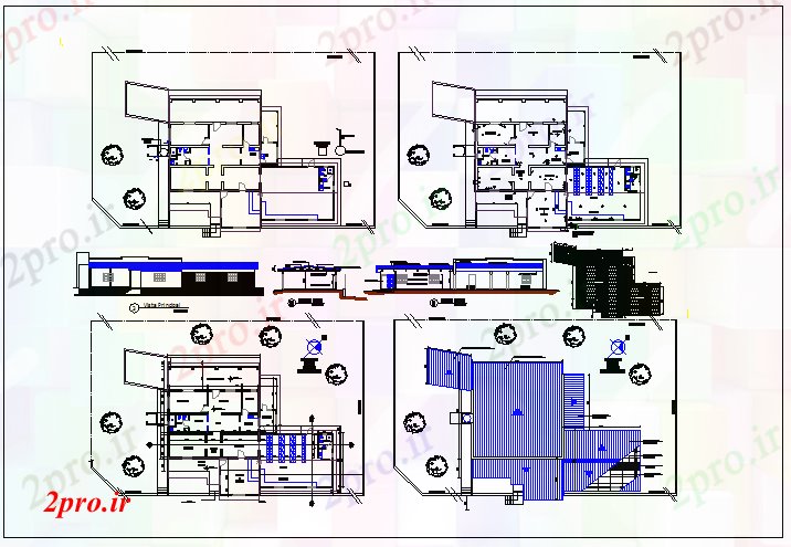 دانلود نقشه کارخانه صنعتی  ، کارگاه موتور خودرو طرحی شرکت  جزئیات (کد65247)