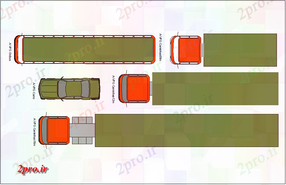 دانلود نقشه بلوک وسایل نقلیه در حال بارگذاری کامیون طرحی بلوک (کد65316)