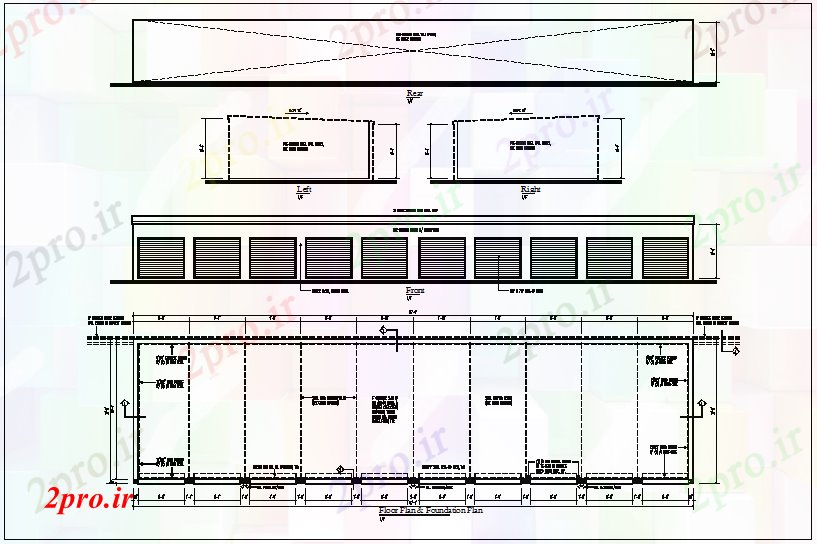 دانلود نقشه جزئیات ساخت و ساز  جزئیات ساخت و ساز از طرحی طبقه و پایه و اساس (کد65392)