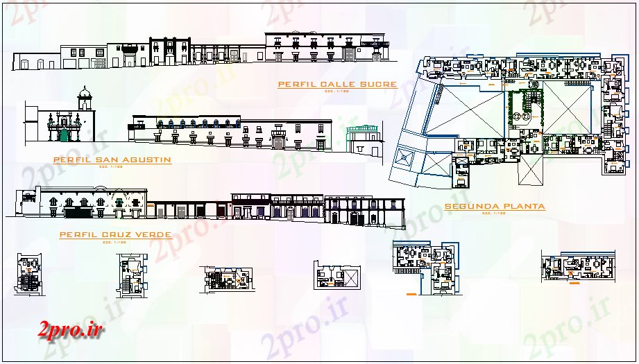 دانلود نقشه هتل - رستوران - اقامتگاه هتل ساخت جزئیات 37 در 58 متر (کد65466)