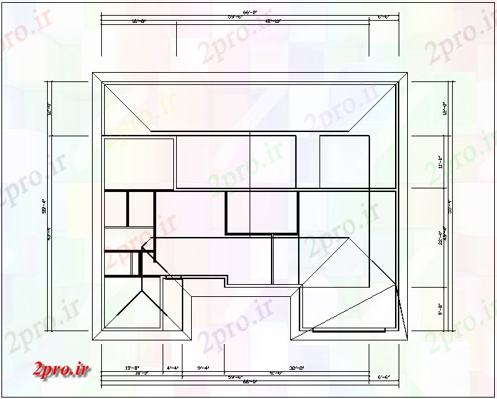 دانلود نقشه جزئیات ساختار سقف کف از خانه جزئیات طرح (کد65747)