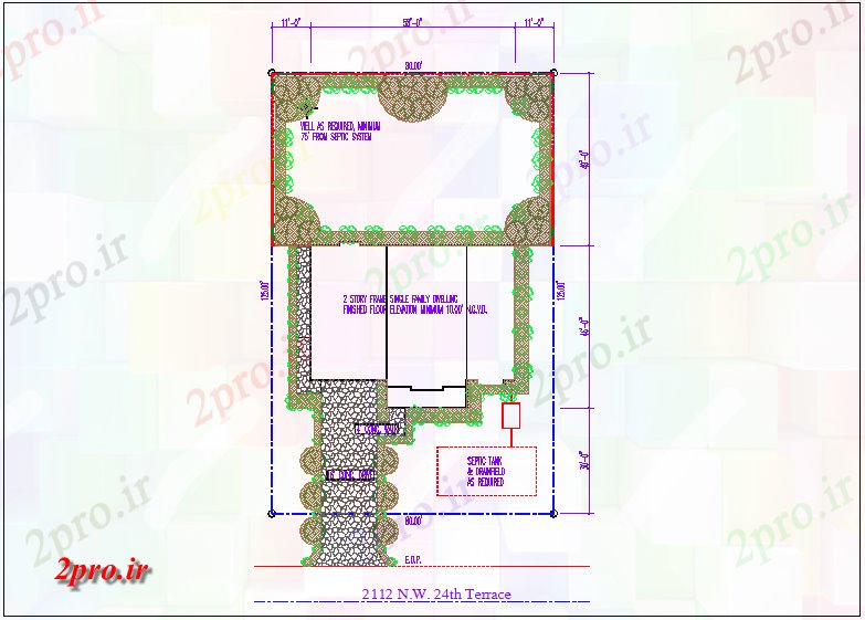 دانلود نقشه مسکونی  ، ویلایی ، آپارتمان  طرحی تراس خانه جزئیات (کد65762)