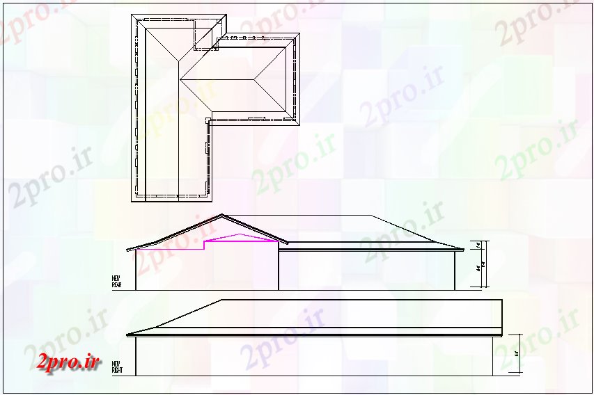 دانلود نقشه مسکونی  ، ویلایی ، آپارتمان  نما خانه و طرحی    (کد65767)