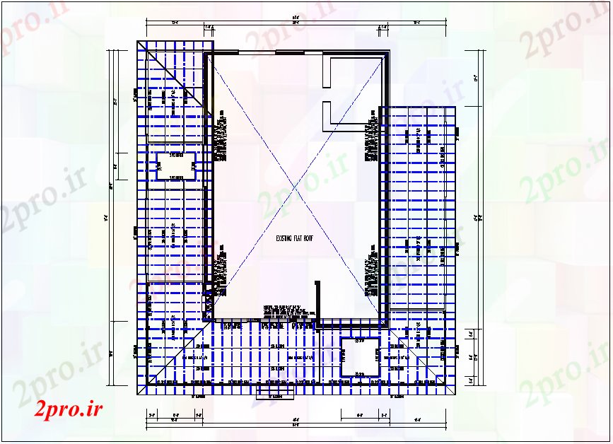 دانلود نقشه جزئیات ساختار آپارتمان   فعلی سقف طرحی جزئیات (کد65820)