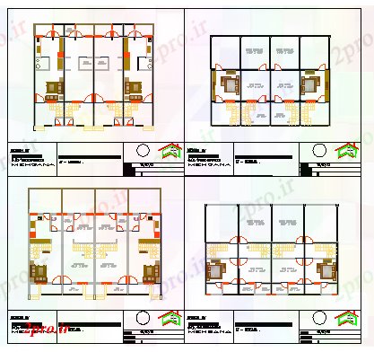 دانلود نقشه مسکونی ، ویلایی ، آپارتمان نوع طرحی پیشنهادی طراحی خانه طراحی اولیه 33 در 50 متر (کد66018)