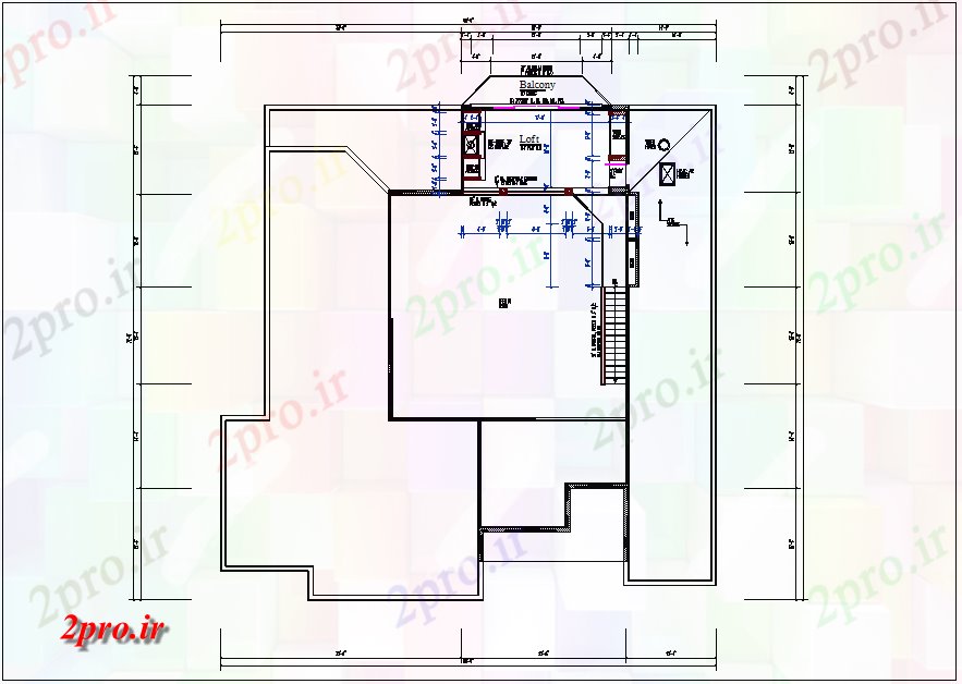 دانلود نقشه مسکونی ، ویلایی ، آپارتمان مسکونی طرحی خانه طرح 74 در 80 متر (کد66044)