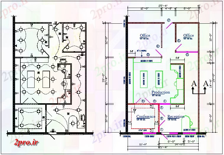 دانلود نقشه مسکونی ، ویلایی ، آپارتمان طراحی مجلس و طراحی برق جزئیات 31 در 46 متر (کد66080)