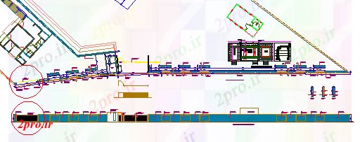 دانلود نقشه جزئیات ساخت و ساز مرکب طراحی دیوار منطقه طرح (کد66153)