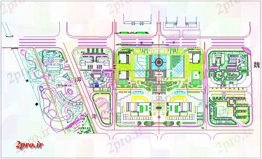 دانلود نقشه پارک - باغ    عمومی  چشم انداز از  جینان پارک  (کد66242)