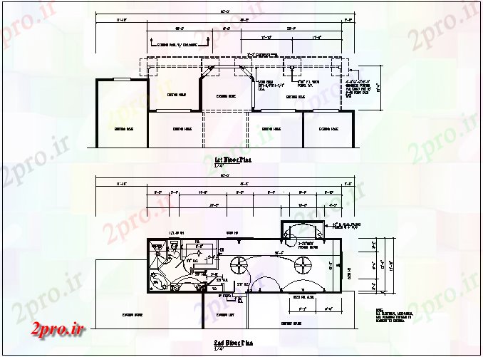 دانلود نقشه خانه های کوچک ، نگهبانی ، سازمانی - سقف طرحی جزئیات با جزئیات ابعاد و طرحی های برقی جزئیات (کد66260)