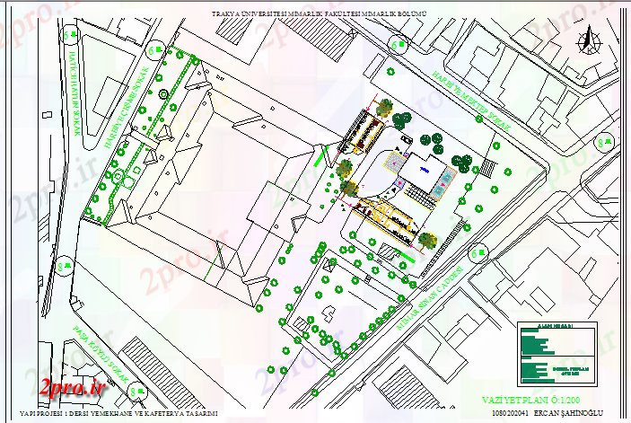 دانلود نقشه هتل - رستوران - اقامتگاه  جزئیات طرحی سایت از چند طبقه رستوران پروژه (کد66658)