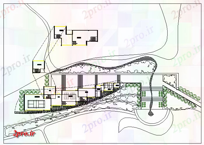 دانلود نقشه ساختمان دولتی ، سازمانی مرکز تفریح ​​و سرگرمی ساخت و ساز آماده شد 28 در 0 متر (کد66771)