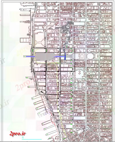 دانلود نقشه برنامه ریزی شهری نقشه نیویورک زباله شهرستان محل مرکز جزئیات (کد66779)