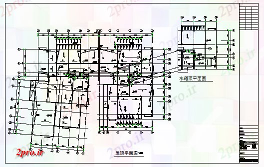 دانلود نقشه مسکونی  ، ویلایی ، آپارتمان  رود طراحی طراحی تخت طراحی با جزئیات مخزن (کد66860)