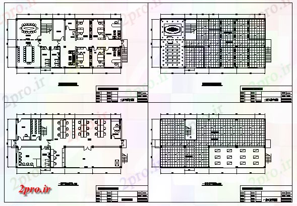 دانلود نقشه ساختمان اداری - تجاری - صنعتی پیشنهادی طراحی از دفتر طراحی 29 در 62 متر (کد66881)