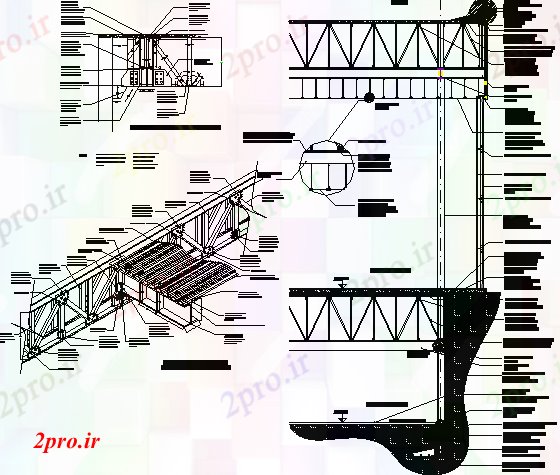 دانلود نقشه جزئیات ساخت و ساز زره جزئیات سازنده با ساختار  (کد67052)