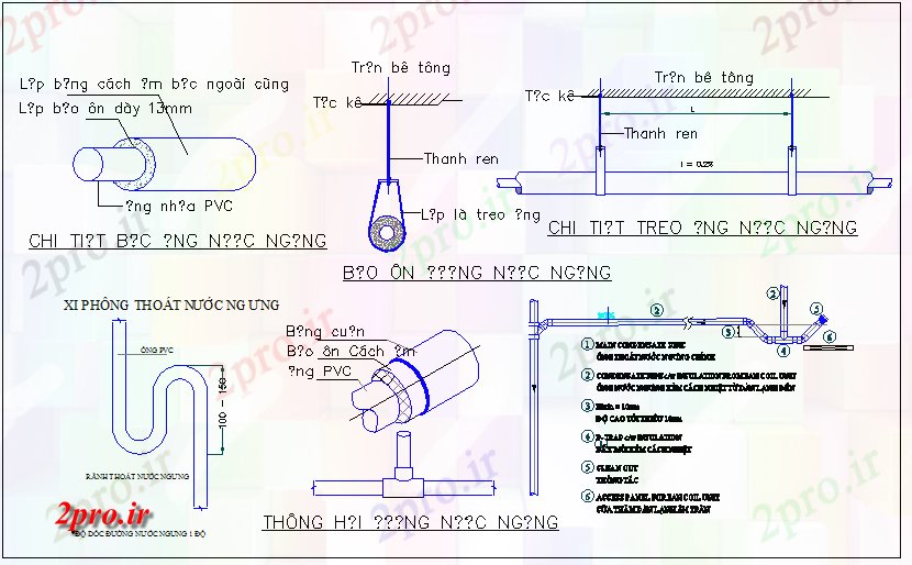 دانلود نقشه طراحی داخلی اتصالات خط لوله جزئیات با بخش طرحی    (کد67099)