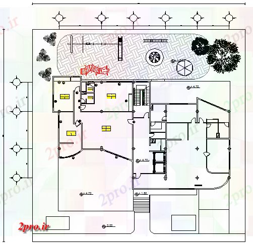 دانلود نقشه مسکونی  ، ویلایی ، آپارتمان  چند خانواده ساختمان مسکونی معماری خانه طرح (کد67153)