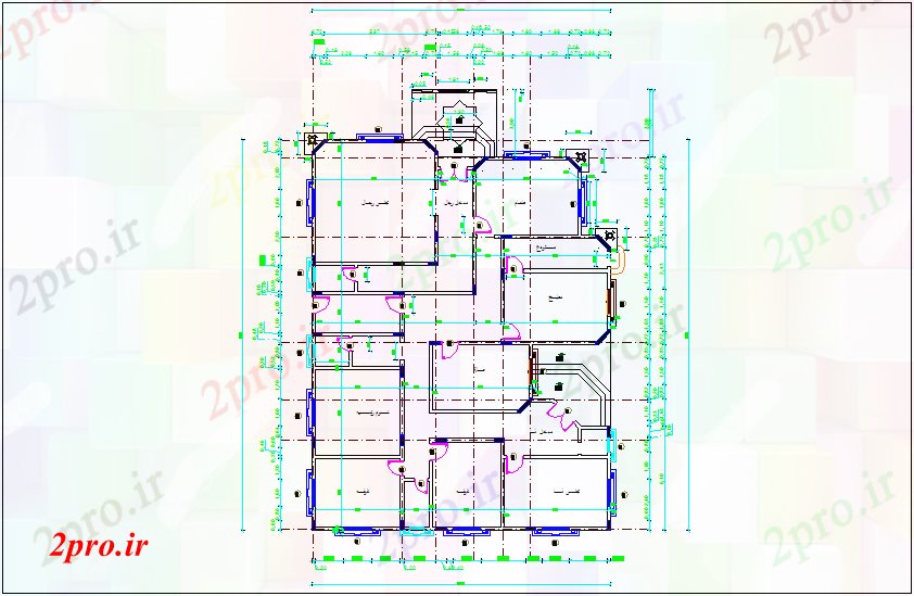 دانلود نقشه ستون طرحی ستون معماری    (کد67160)