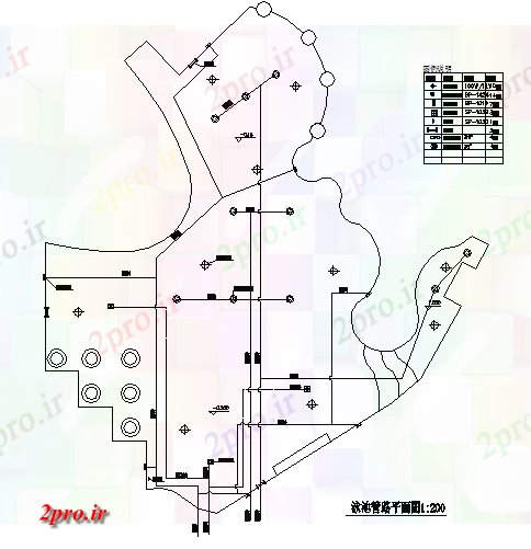 دانلود نقشه ساختمان اداری - تجاری - صنعتی لوله کشی معماری طرحی   (کد67237)