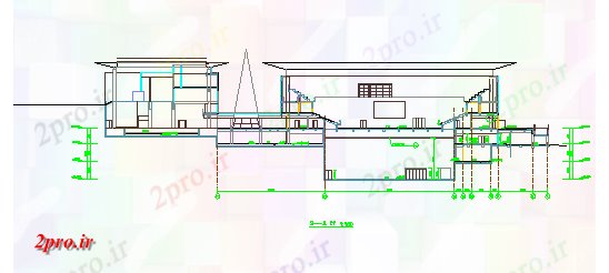 دانلود نقشه ورزشگاه ، سالن ورزش ، باشگاه پله بخش طراحی ادیوم (کد67306)