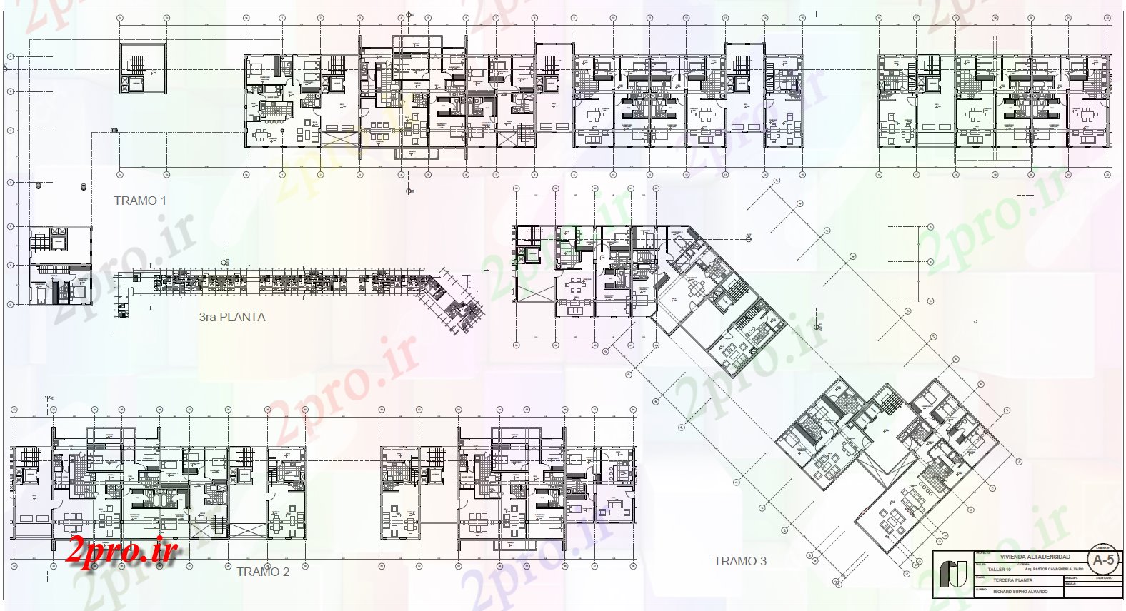 دانلود نقشه ساختمان اداری - تجاری - صنعتی تراس طرحی جزئیات (کد67501)