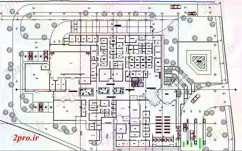 دانلود نقشه ساختمان اداری - تجاری - صنعتی تامین مالی ساخت طرحی معماری جزئیات (کد67612)