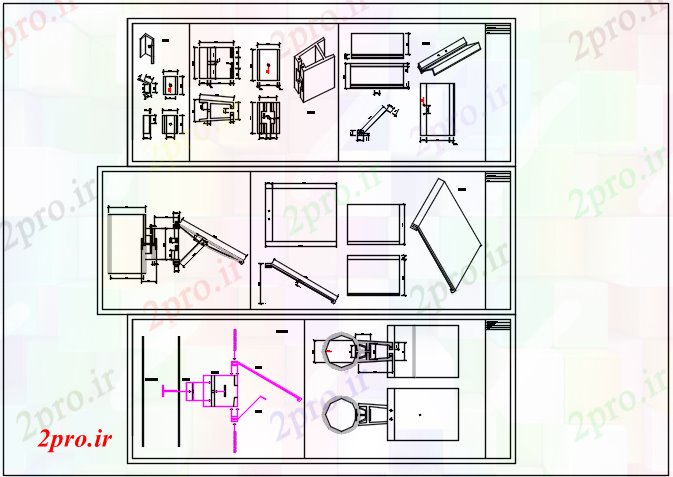 دانلود نقشه جزئیات ساخت و ساز ابزار ساخت و ساز طرحی جزئیات (کد67782)